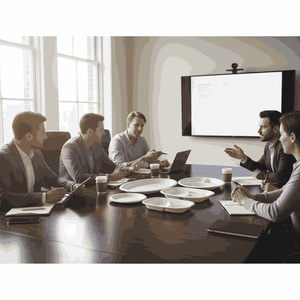 Plateau en carton jetable robuste à 5 compartiments avec couvercle, sans PFAS, biodégradable, compatible micro-ondes et congélateur, pour l'école - Modèle 2025 - Product Image 5