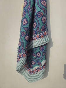 Hand Block Print Cotton <b>Sarong</b> Pareo Wholesale Floral Paisley Beach <b>Wrap</b> Lightweight Summer Cover Up Export Quality India - Product Image 3