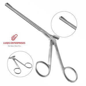 Pinzas de succión nasal Takahashi 3.0 mm x 10.0 mm, mandíbulas ovaladas, instrumento quirúrgico ORL de acero inoxidable - Product Image 4