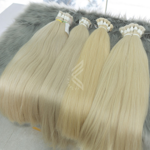 Paquetes de cabello vietnamita crudo alineados con cutícula de cabello virgen Europeo de Verano 2025, estilo Fumi teñido - Product Image 1