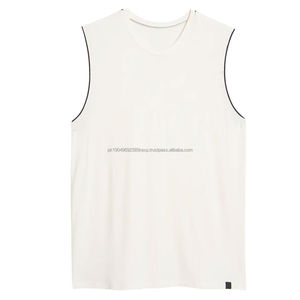 Débardeur Homme OEM à Motif 3D avec Boutons, 100% Coton Respirant pour le Fitness et Usage Quotidien - Product Image 5