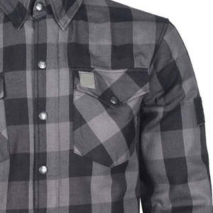 Camisa de Franela a Cuadros de Manga Larga para Hombre, de Alta Calidad, Corte Regular, Informal, con Botones, Suave, Cálida, Transpirable, de Algodón, Diseño Personalizado - Product Image 3
