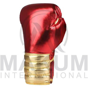 Guantes de Boxeo de Cuero Genuino Profesionales con Protección UV e Impresión de Logotipo Personalizado para Adultos - Product Image 2