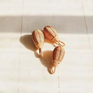 Jouet hochet pour bébé fait main en rotin naturel, jouet de dentition pour nourrisson, jouet écologique pour la crèche, fournisseur OEM en gros pour usines - Product Image 5