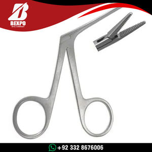 Pinzas de Corte Nasales de 4 Pulgadas y 1.5 mm de Apertura, Instrumento Quirúrgico ORL de Acero Inoxidable para Cirugía Nasal, Rinoplastia, Herramienta de Precisión - Product Image 6