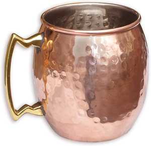 El Mejor Regalo: Taza Moscow Mule de Cobre con Asa, Textura Martillada, Tapa Hermética, Aislamiento al Vacío, para Café - Product Image 3