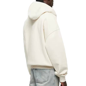 Sudadera con Capucha Personalizada con Pedrería, 100% Algodón, Unisex, Sólida, de Invierno, Holgada, con Bolsillos, Transpirable, 550 Gramos, Gruesa - Product Image 5