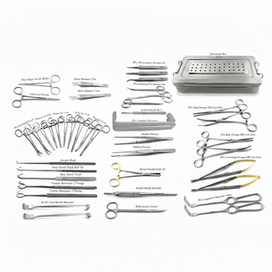 Conjunto de Instrumentos para Cirugía Cardíaca, Kit de Instrumentos Quirúrgicos Vasculares para Cardiología - Product Image 1