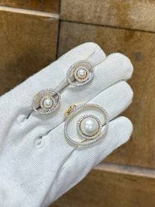 AAA Gold Plated Zircon Trendy Pendant Necklace <b>Set</b> <b>Indian</b> Wedding Bridal Engagement Anniversary <b>Jewelry</b> ODM - Product Image 6