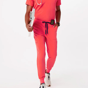 Pantalones Jogger Médicos de Spandex Ecológicos para Hombre, Uniformes Médicos, Ropa de Trabajo para Dentistas y Salones de Belleza - Product Image 3