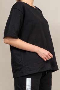 เสื้อยืดและกางเกงขาสั้นลายเสือดาวลำลองคุณภาพสูง ปี 2026 ผลิตจากเส้นใยไม้ไผ่ 100% แห้งเร็ว สี OEM ล้างสีแบบ Acid Wash ด้านหน้าสั่งทำได้ - Product Image 3