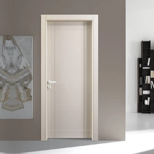 Puerta de Entrada Moderna de Diseño 3D en MDF, Tamaño y Color Personalizados, Puertas Precolgadas con Acabado Resistente al Agua - Product Image 6