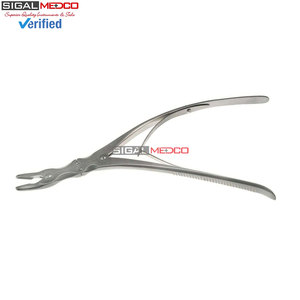 Pinzas Rongeur de 11.5 Pulgadas, Instrumento Quirúrgico Ortopédico, Mandíbulas Angulares en Forma de Copa de 5mm x 13mm, Acero Inoxidable Premium para Cortar Huesos - Product Image 6
