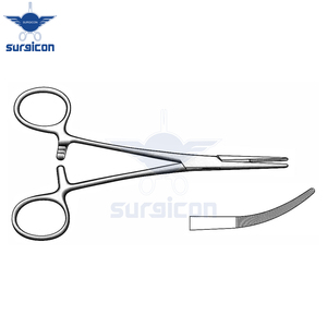 Pinza hemostática quirúrgica Kelly Artery Forcep Delicate de 14 cm / 5-1/2 pulgadas, curvada, de acero inoxidable de primera calidad, para trabajos de precisión. - Product Image 4