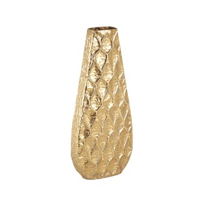 Vase de table en métal antique de luxe, porte-fleurs décoratif pour salon, approvisionnement en gros, moderne, élégant, raffiné, hôtel de luxe - Product Image 2
