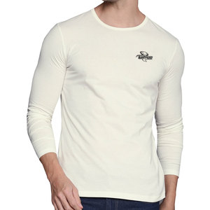 T-shirt à manches longues 100 % coton pour homme, design unique, nouvelle collection, coupe classique, imprimé, séchage rapide, respirant, col rond, couleur personnalisée - Product Image 1