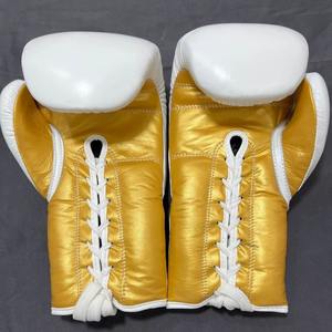 Nuevos Guantes de Boxeo de Cuero con Cordones y Diseño Personalizado, que Absorben la Humedad, para Entrenamiento Profesional de Sparring y Kick Boxing - Product Image 2