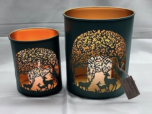 Support de bougie pilier en fer, résistant à l'eau et à la chaleur, fait main, pour décoration de Noël et de la maison - Vente en gros - Product Image 3