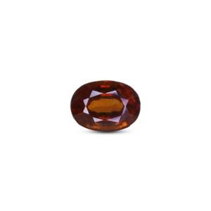 Handcrafted 6.95 Ct Oval Cut Hessonite Gomed Loose Gemstone for Fine Jewelry - Product Image 1
