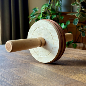 Mancuernas Ajustables de Madera, Equipo de Entrenamiento, Mancuernas de Madera Hechas a Mano para Levantamiento de Pesas, Entrenamiento de Fuerza, Equipo de Gimnasio - Product Image 1