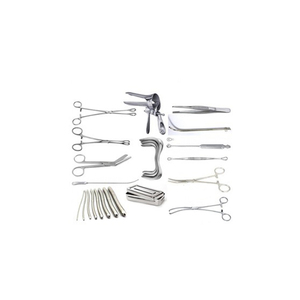 Ensemble d'instruments de dilatation et de curettage (D&C) pour chirurgie gynécologique, en acier inoxydable, manuel, usage hospitalier, Regal Impex - Product Image 1