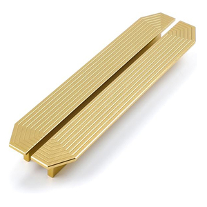 Brass <b>Drawer</b> <b>Pulls</b> For Cabinet Handles Traditional Retro Cabinet <b>Pull</b> 3 Hole Center for Kitchen Cupboard Bathroom Dresser <b>Pulls</b> - Product Image 4