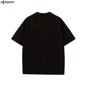 Camiseta Negra Oversize para Hombre con Logo Frontal de San Francisco Skeleton, Estilo Urbano, Manga Corta, Cuello Redondo, Transpirable, de Poliéster - Product Image 2