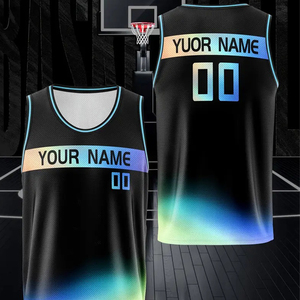 Maillot de basketball personnalisé 2026 pour adultes, 100 % polyester, séchage rapide, respirant, MOQ 8 pièces, couleurs et tailles personnalisables, impression numérique - Product Image 6