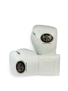 No Boxing No Life Gants de boxe MMA de haute qualité en cuir de vachette à lacets antidérapants avec sangle de poignet réglable pour adultes - Product Image 2