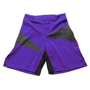 Pantalones Cortos Unisex Verdes para Artes Marciales Mixtas, de Secado Rápido, Poliéster, Diseño con Bloques de Color, Corte Regular para Adultos - Product Image 4