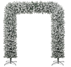 Arche de Noël en PVC écologique de haute qualité, décorations de fête floquées, arbres de Noël artificiels - Product Image 1