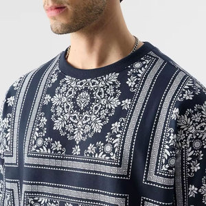 T-shirt Homme Col Rond en Tissu Doux, Nouvelle Arrivée, Design Original d'Usine, Coupe Oversize, Vente en Gros - Product Image 6
