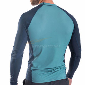 Professional <b>Men's</b> Rash Guard No Gi Jiu Jitsu Grappling Team Uniform Breathable <b>Compression</b> Sportswear Custom Logo OEM ODM - Product Image 2