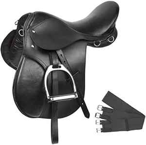 Selle de course de chevaux en cuir véritable |   Selle de saut d'obstacles |   Équipement d'équitation de qualité supérieure |   Conception durable |   Meilleur prix de gros - Product Image 1