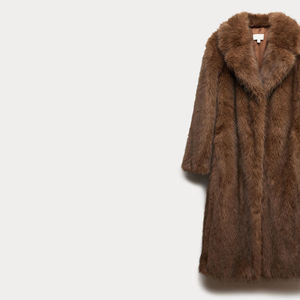 Vestes pour femmes de haute qualité, dernières tendances, en vente en gros, manteau long en peau de mouton avec col en fourrure de renard, vêtements d'extérieur en cuir tendance pour l'hiver - Product Image 3