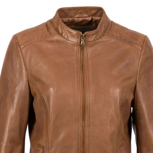 Chaquetas de Cuero Tejidas para Mujer con Logotipo Personalizado, MOQ Bajo, Calidad Premium, Resistentes al Viento, Ecológicas, Casuales y Elegantes, Nuevas - Product Image 5