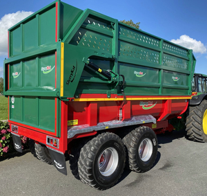 <b>Farm</b> Use Silage Dumper <b>Trailer</b> Heavy Load Agricultural Hydraulic Dump Wagon for Tractor Corn Grass Hay Transport Equipment 5WD+ - Product Image 1