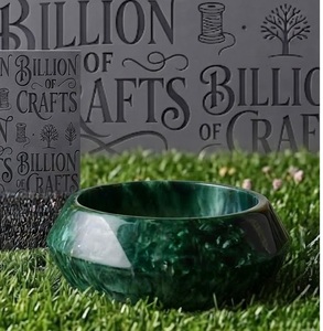 Custom Chunky <b>Resin</b> Bangle <b>Clear</b> <b>Resin</b> Bangle Women Fashion Jewelry Bangle - Product Image 3