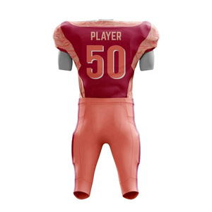 Low Price Customized New Brand Sublimated American Football Jersey <b>Set</b> Factory Directly Supply Unisex American Football Uniform - Product Image 3