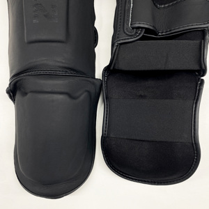 Protège-tibias de karaté et MMA sur mesure en gros, protection professionnelle, logo personnalisé imprimé, cuir PU unisexe - Product Image 3