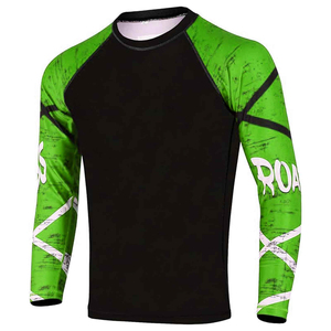 Ensemble de vêtements de combat MMA pour hommes avec logo personnalisé, sublimation, rashguard et short, kit d'entraînement BJJ Jiu Jitsu, uniforme de sport à séchage rapide - Product Image 6