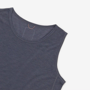 Camiseta sin mangas de punto con cuello redondo de color liso para mujer, transpirable, estilo casual, corte regular - Product Image 5