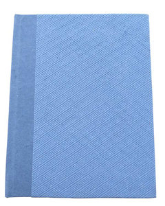 Carnet en papier recyclé de haute qualité, fait main, couleur bleu denim (jeans) - Product Image 1