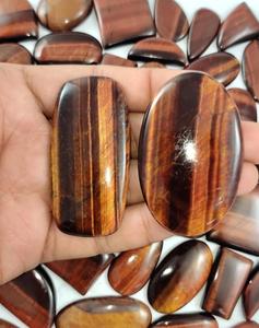Lote de Cabujones de Ojo de Tigre Rojo Natural, Lote de Gemas de Ojo de Tigre Rojo al por Mayor, Gemas de Ojo de Tigre a Granel, Piedra de Ojo de Tigre - Product Image 2