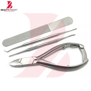 Juego de 4 Instrumentos de Acero Inoxidable para Podología, Cortaúñas, Herramientas para el Cuidado de los Pies, Instrumentos Quirúrgicos - Product Image 2