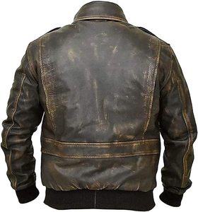 Blouson de moto en cuir de vachette, dernier design, avec logo personnalisé, imperméable, respirant, écologique, pour homme - Product Image 5