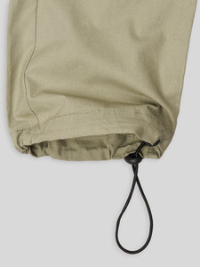 Nouveau pantalon cargo en toile vert olive pour homme, taille élastique, plusieurs poches, coupe droite décontractée, respirant, poids moyen, pour l'automne - Product Image 3