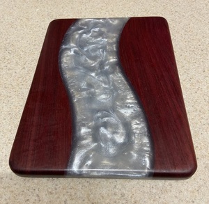 เขียงไม้เคลือบอีพ็อกซี่ทันสมัยสำหรับการทำอาหารสไตล์ร่วมสมัย เขียงไม้เคลือบอีพ็อกซี่แบบธรรมชาติสำหรับเตรียมอาหาร - Product Image 1