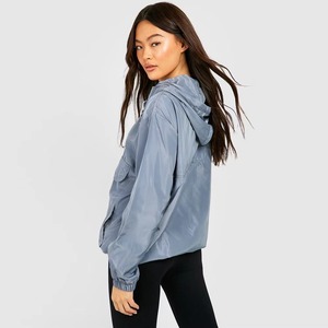 Chaquetas Cortavientos Deportivas para Mujer, Chaqueta Cortavientos Ligera de Otoño con Logotipo Personalizado, Chaqueta de Nailon de Secado Rápido 2026 - Product Image 3