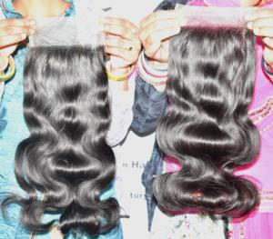 Cabello Humano al Por Mayor Precio de Fábrica Cierre de Cabello Ondulado con Cutícula Alineada Virgen Vietnamita Sin Procesamiento Químico Extensión Natural - Product Image 3